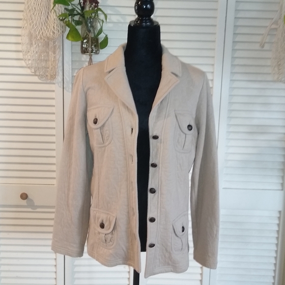 Coldwater Creek Lightweight Quilted Button-Front Jacket – Extra Small - Picture 6 of 9